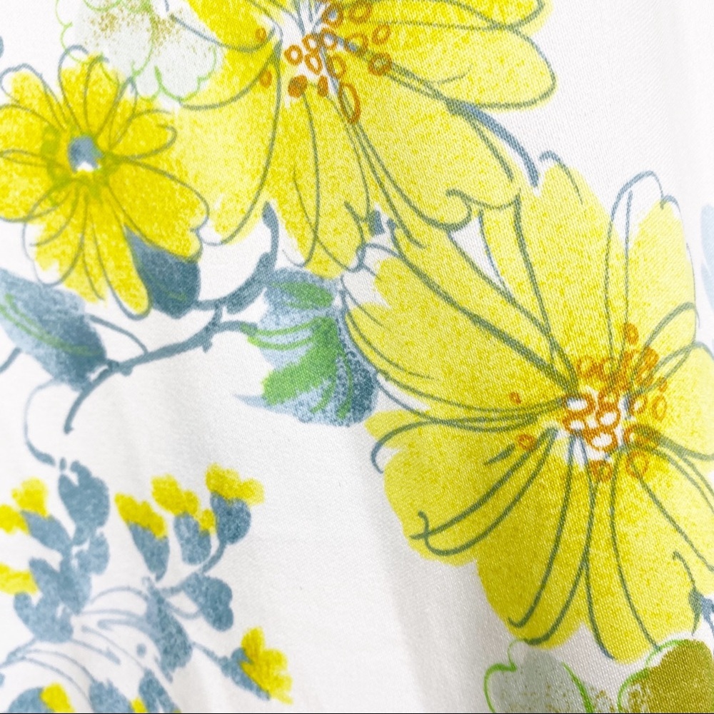 Vintage Handmade Floral Print Empire Cut Tie Maxi Dress XS - Picture 15 of 15